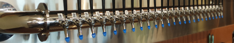 Tulalip Market beer taps for growlers located near Seattle Premium Outlets and Tulalip Resort Casino